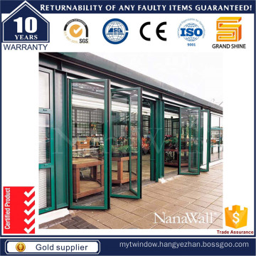 Grand Shine Aluminium Folding Door with 3500 PA Dwp